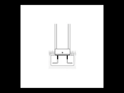 Home Pole - Poste de LED para jardim para fixação no chão - Luz noturna quente 3000K 230V 15W 1590lm Saffron - Cinza escuro