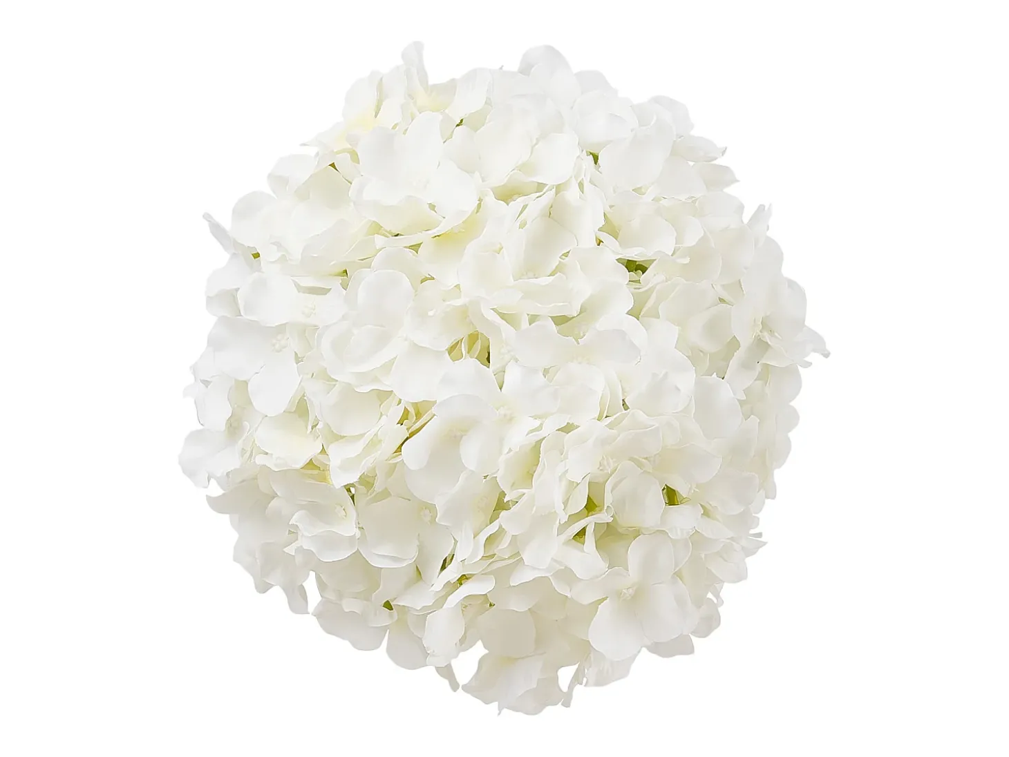 Hortênsia Artificial SucceBuy Flores Artificiais 250 mm, Buquês de Flores Falsas Aparência Realista com Cabeça 152,4 mm, Lote de 305, Branco