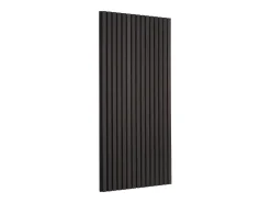 Houten Latten-Akustiekpanelen SucceBuy 120 x 60 cm, Modern Design, Zwart Eikenhout, voor een Moderne Decoratie, Geluidsreductie