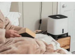 Humidificador evaporativo Meaco Armin® 680ml – Ar saudável, alivia as alergias, bem silencioso, sem calcário, ideal para casa