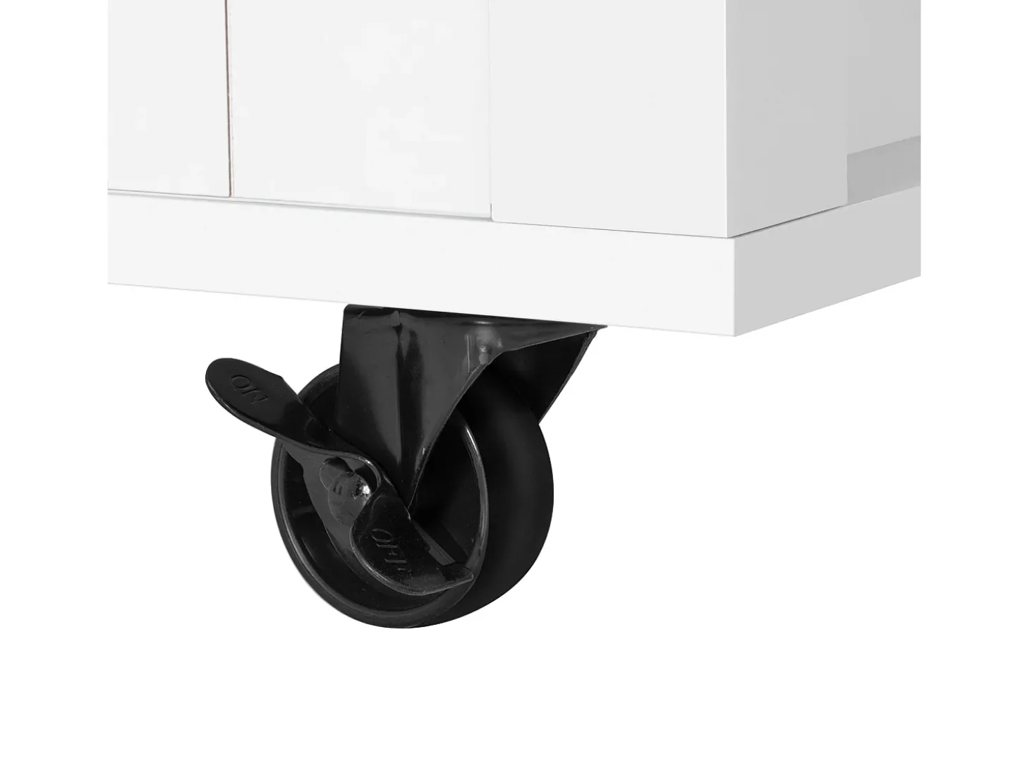 Ilha de cozinha central móvel 120x40x92cm - bancada extensível - con tomada elétrica - espaço de armazenamento multifuncional - branco