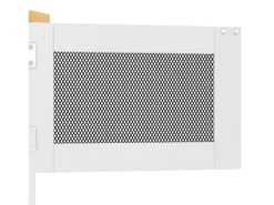Ilha de cozinha móvel 140×70×93,5 cm - 2 gavetas e 4 portas - tampo extensível - prateleiras ajustáveis - branco