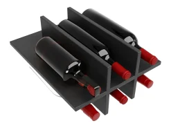 Ilha de cozinha móvel com 2 portas e 2 gavetas - 102x45x92 cm - Madeira MDF - Preto e natural