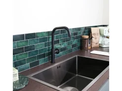 Indus misturador para lava-loiça preto mate Essebagno