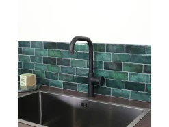 Indus misturador para lava-loiça preto mate Essebagno