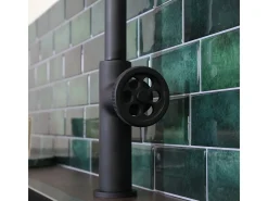 Indus misturador para lava-loiça preto mate Essebagno