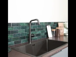 Indus misturador para lava-loiça cinzento metalizado Essebagno