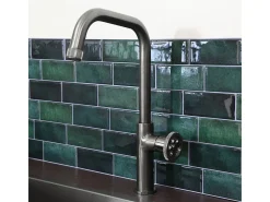 Indus misturador para lava-loiça cinzento metalizado Essebagno