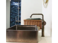 Indus Torneira para lavatório alto estilo inox Essebagno