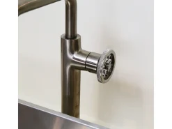Indus Torneira para lavatório alto estilo inox Essebagno