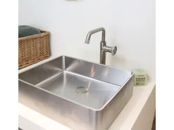 Indus Torneira para lavatório alto estilo inox Essebagno