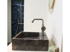 Indus Torneira para lavatório baixo estilo inox Essebagno