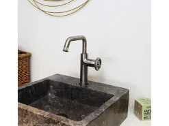Indus Torneira para lavatório baixo estilo inox Essebagno