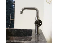 Indus Torneira para lavatório baixo estilo inox Essebagno