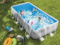 Intex 26792 Prism Metal Frame piscina acima do solo 488x244x107 cm