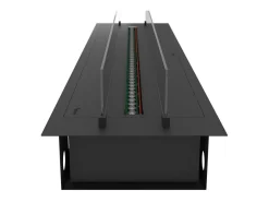 Invapo Insert 1800 Lareira embutida a vapor de água - Chama multicolorida, efeito 3D e controle por aplicativo, tanque de 3,6 l - 180 cm