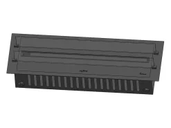 Invapo Insert 1200 Lareira embutida a vapor de água - Chama multicolorida, efeito 3D e controle por aplicativo, tanque de 2,4 l - 120 cm