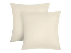Jogo cama cetim 108 fios/cm², capa edredão 220x240 cm + 2 fronhas 63x63 cm bege - TALORA