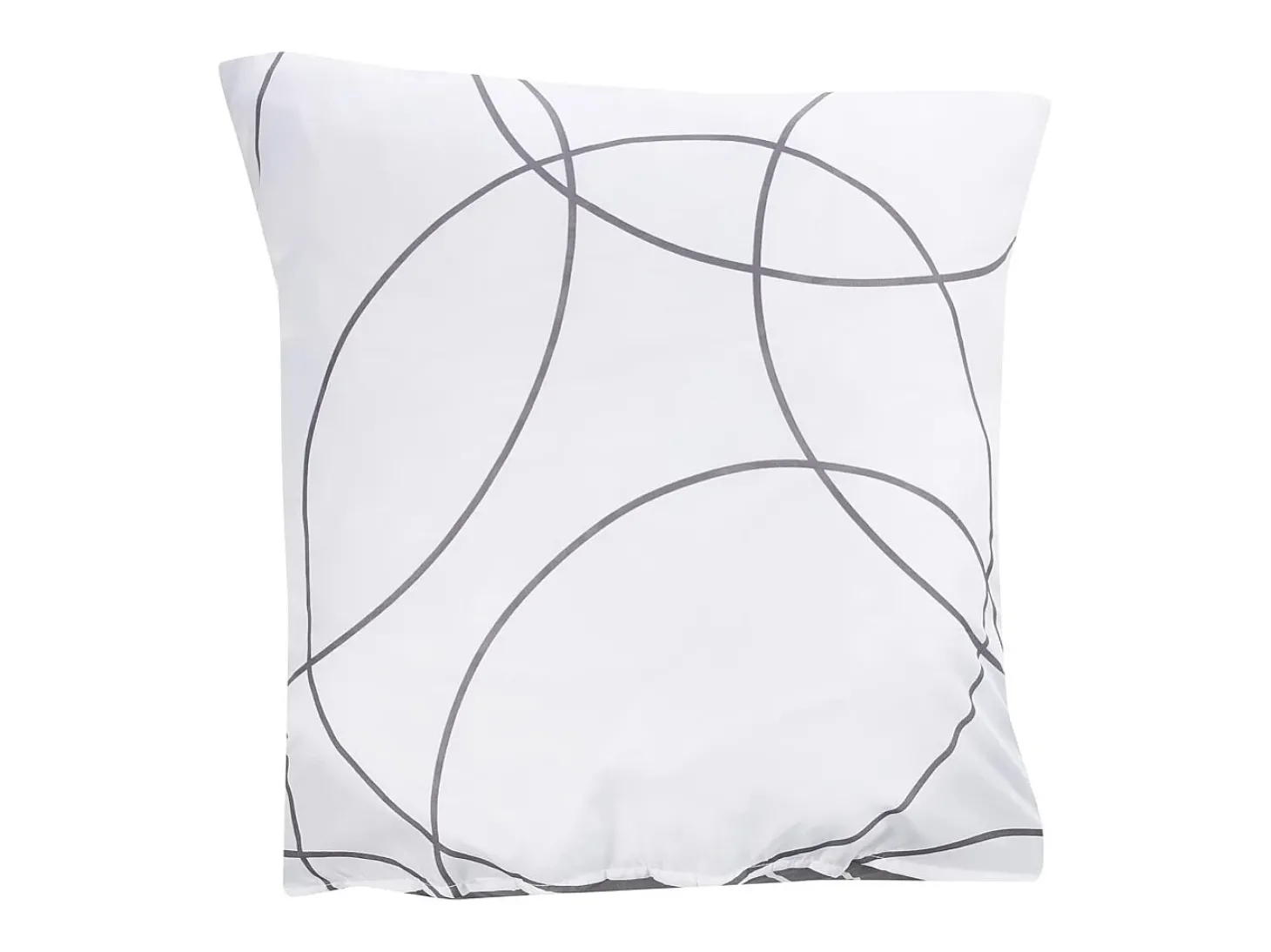 Jogo de Cama 3 Peças "Elton" 240x220cm Cinza Reversível - Poliéster - Oeko-tex - 2 Lugares