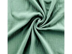 Jogo de Cama em Musselina de Algodão "Angelia" 240x220cm Sálvia - Suave e Respirável