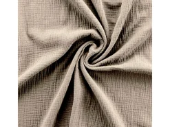 Jogo de Cama em Musselina de Algodão "Angelia" 240x220cm Areia Suave e Confortável