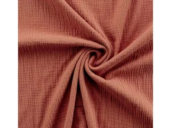 Jogo de Cama Gaze de Algodão "Angelia" Terracota 260x240cm