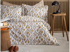 Jogo de cama para 2 pessoas 1 capa de edredão 240x220 cm+2 Fronhas 63x63 cm em cetim de algodão