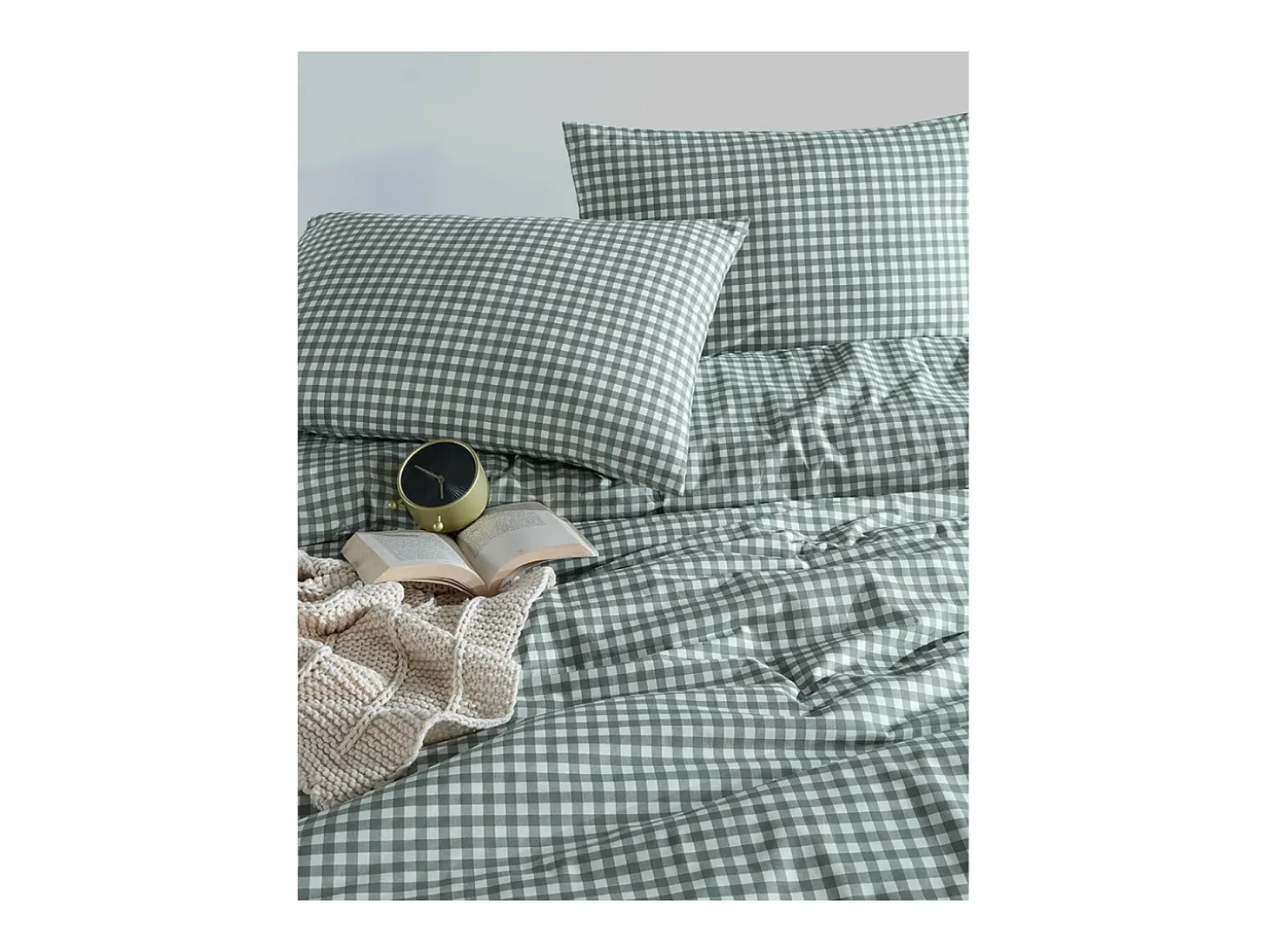 Jogo de cama para 2 pessoas 1 capa de edredão 240x220 cm+2 Fronhas 65x65 cm algodão