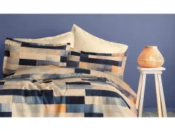 Jogo de cama para 2 pessoas 1 capa de edredão 240x220 cm+2 Fronhas 63x63 cm em cetim de algodão