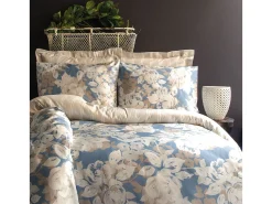 Jogo de cama para 2 pessoas 1 capa de edredão 240x220 cm+2 Fronhas 63x63 cm em cetim de algodão