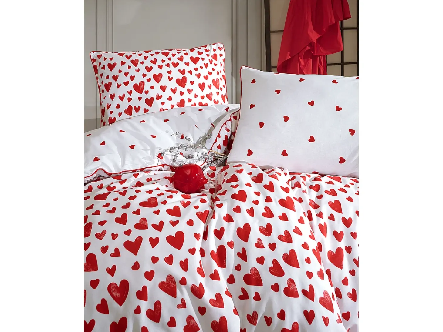Jogo de cama para 2 pessoas 1 capa de edredão 200x200 cm+2 Fronhas 65x65 cm algodão