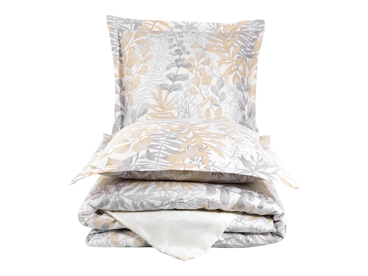 Jogo de cama para 2 pessoas 1 capa de edredão 240x220 cm+2 Fronhas 63x63 cm em cetim de algodão