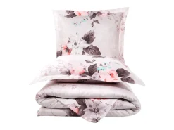 Jogo de cama para 2 pessoas 1 capa de edredão 240x220 cm+2 Fronhas 63x63 cm em cetim de algodão