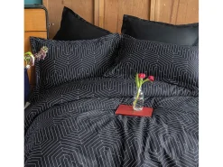 Jogo de cama para 2 pessoas 1 capa de edredão 240x220 cm+2 Fronhas 63x63 cm em cetim de algodão