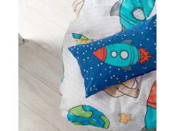 Jogo nórdico 2 piezas 155x220 cm (Cama 80/90) Space rocket