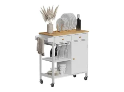 Küchenwagen branco 89x40x87 trayz