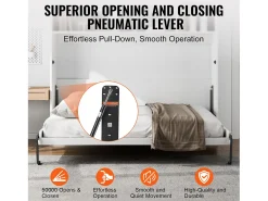 Kit de Cama Escondível SucceBuy, Tamanho Queen, Material de Cama Mural Vertical para Auto-Montagem, Plegável
