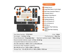 Kit de Cama Escondível SucceBuy, Completo, Material de Cama Mural de Luxo para Auto-Montagem, Plegável