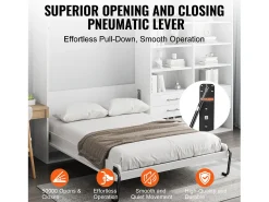 Kit de Cama Escondível SucceBuy, Tamanho Full, Vertical, Hardware DIY, Plegável, Ganho de Espaço para o Quarto de Hóspedes