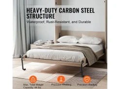 Kit de Cama Escondível SucceBuy, Tamanho Casal, Material de Cama Mural de Luxo para Auto-Montagem, Plegável