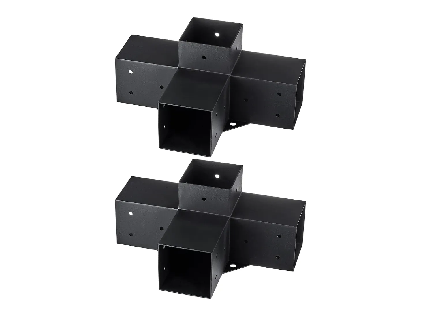 Kit De Suporte Para Pérgola SucceBuy 10,16 x 10,16 cm 3,6 x 3,6 Interno, 4 Vias Para Marcenaria DIY