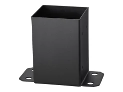 Kit de Suporte SucceBuy - Embalagem de 4 Suportes para Base de Poste de 101,6 x 101,6 mm, Ancoragem Reforçada para Vedação de Madeira