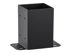 Kit de Suporte SucceBuy - Embalagem de 4 Suportes para Base de Poste de 101,6 x 101,6 mm, Ancoragem Reforçada para Vedação de Madeira
