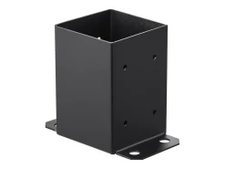 Kit de Suporte SucceBuy - Embalagem de 4 Suportes para Base de Poste de 101,6 x 101,6 mm, Ancoragem Reforçada para Vedação de Madeira