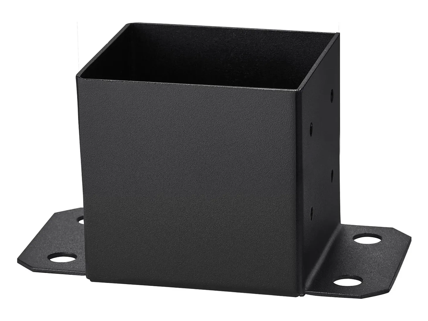 Kit de Suporte SucceBuy - Embalagem de 4 Suportes para Base de Poste de 152,4 x 152,4 mm, Ancoragem Reforçada para Vedação de Madeira