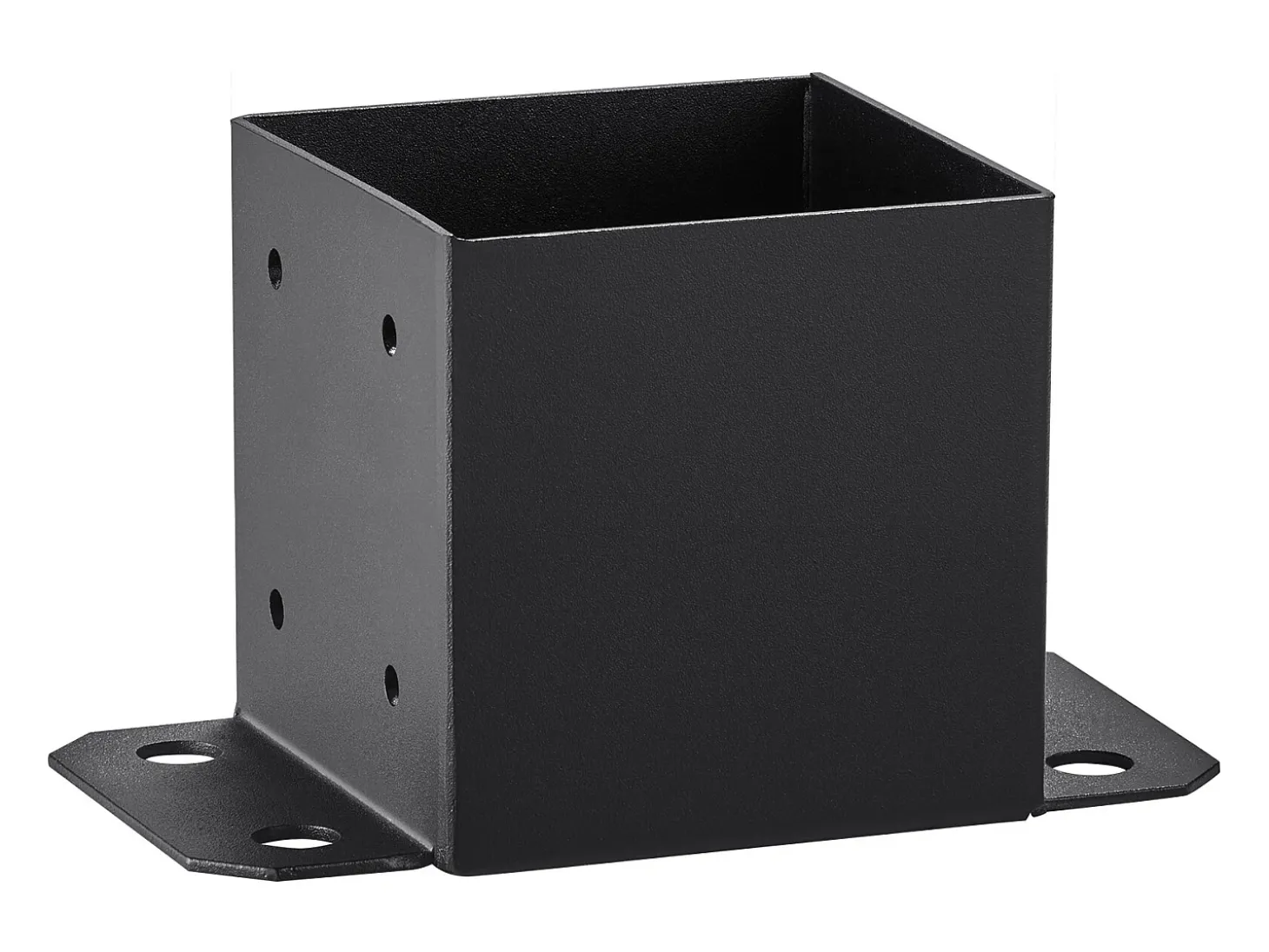 Kit de Suporte SucceBuy - Embalagem de 4 Suportes para Base de Poste de 152,4 x 152,4 mm, Ancoragem Reforçada para Vedação de Madeira