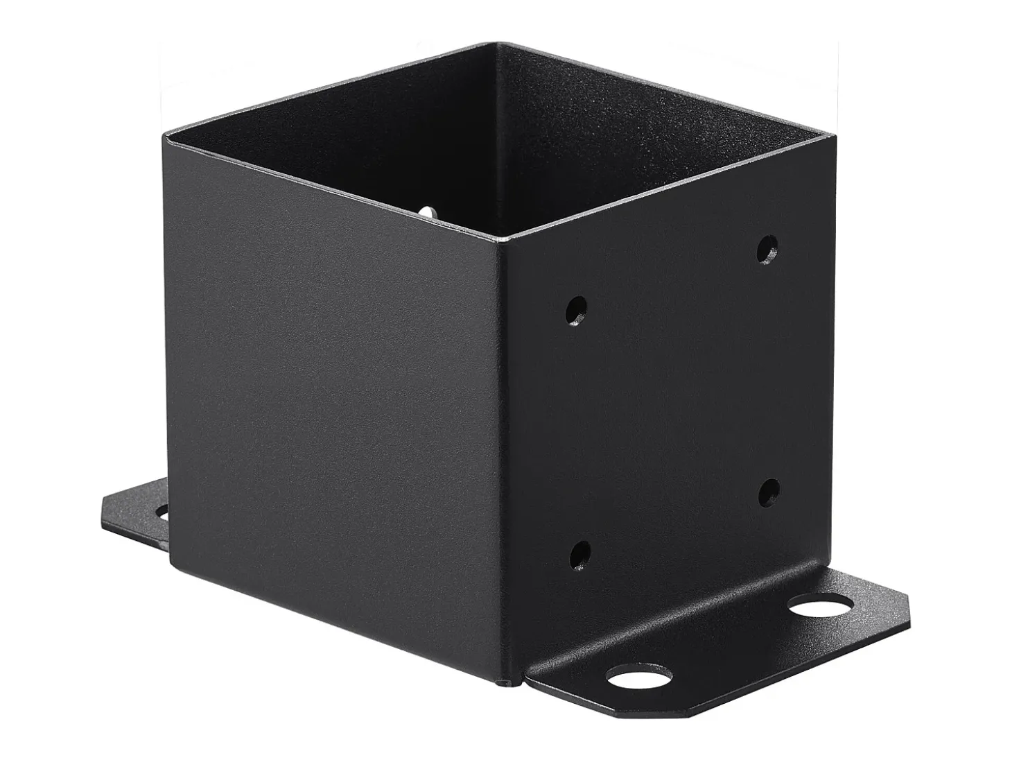 Kit de Suporte SucceBuy - Embalagem de 4 Suportes para Base de Poste de 152,4 x 152,4 mm, Ancoragem Reforçada para Vedação de Madeira