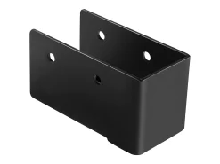 Kit de Suporte SucceBuy - Embalagem de 24 Suportes de Viga Ocultos de 2 x 4 pol. (5,08 x 10,16 cm) para Madeira, Montagem Frontal, Flange Oculto