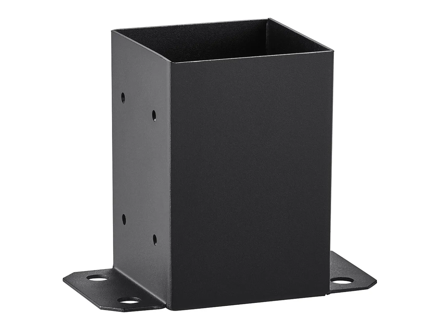 Kit de Suporte SucceBuy - Embalagem de 2 Suportes para Base de Poste de 101,6 x 101,6 mm, Ancoragem Reforçada para Vedação de Madeira
