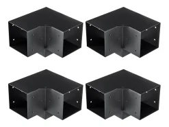 Kit de Suportes para Pergola SucceBuy 15.24x15.24 cm 3 Vias Internas 14.2x14.2 cm 4 Peças